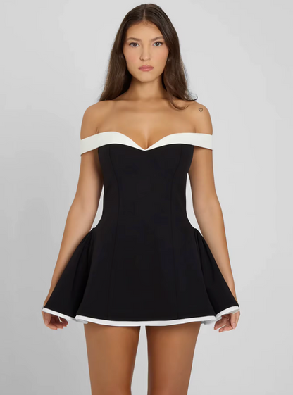 Chic Cold Shoulder Women's Dress