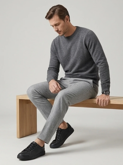 Men's Casual Canvas Lace-Up Sneakers
