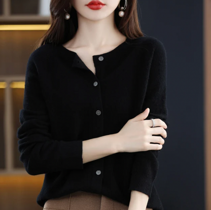 Women's Cozy Open Front Knit Cardigan
