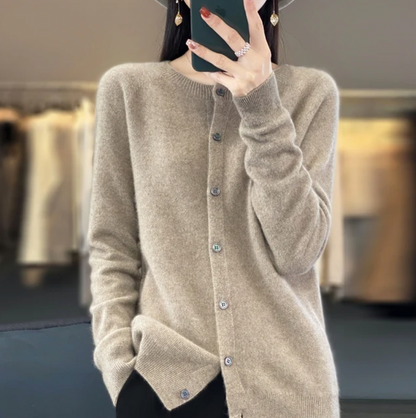 Women's Cozy Open Front Knit Cardigan
