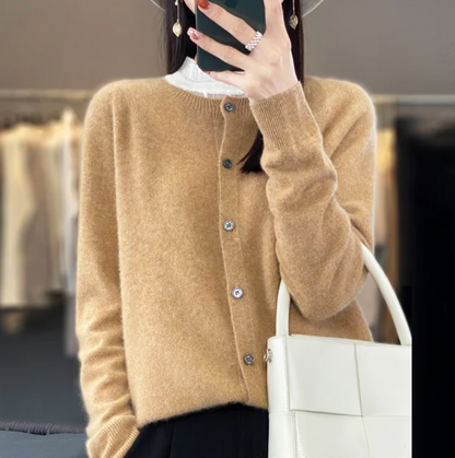 Women's Cozy Open Front Knit Cardigan