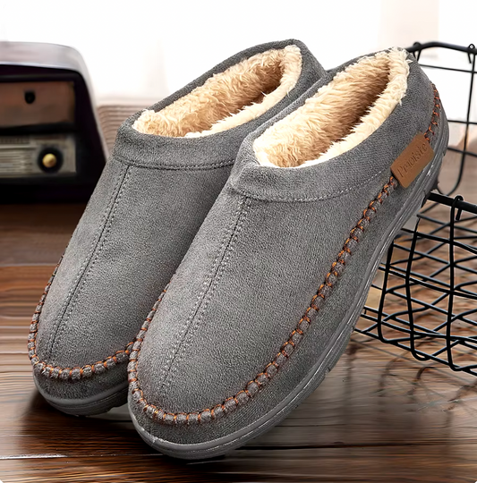 Warm Men's Fuzzy Inside Slipper Boots - OutfitLondon