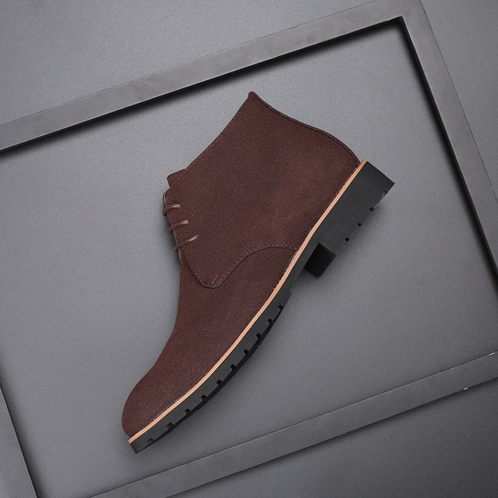 Premium Leather Mens Ankle Boots