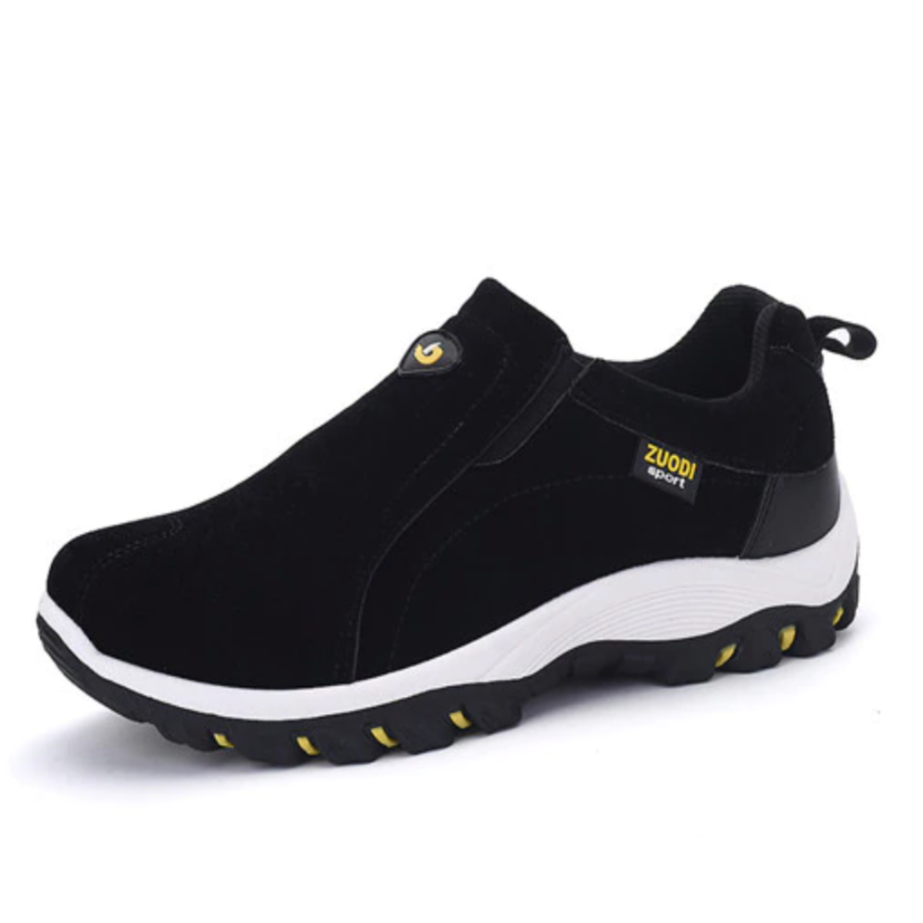 Breathable Mens Athletic Shoes - Grip Sole Sneakers - OutfitLondon