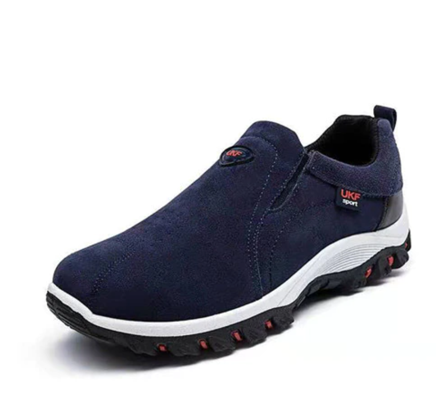 Breathable Mens Athletic Shoes - Grip Sole Sneakers