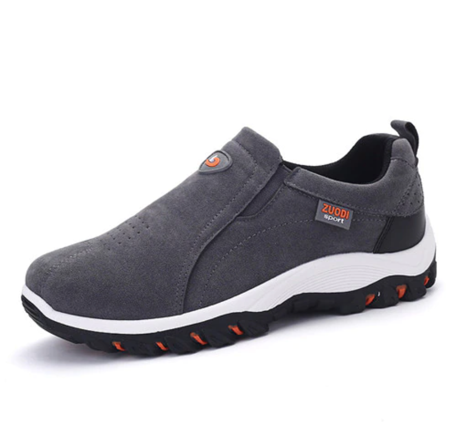 Breathable Mens Athletic Shoes - Grip Sole Sneakers