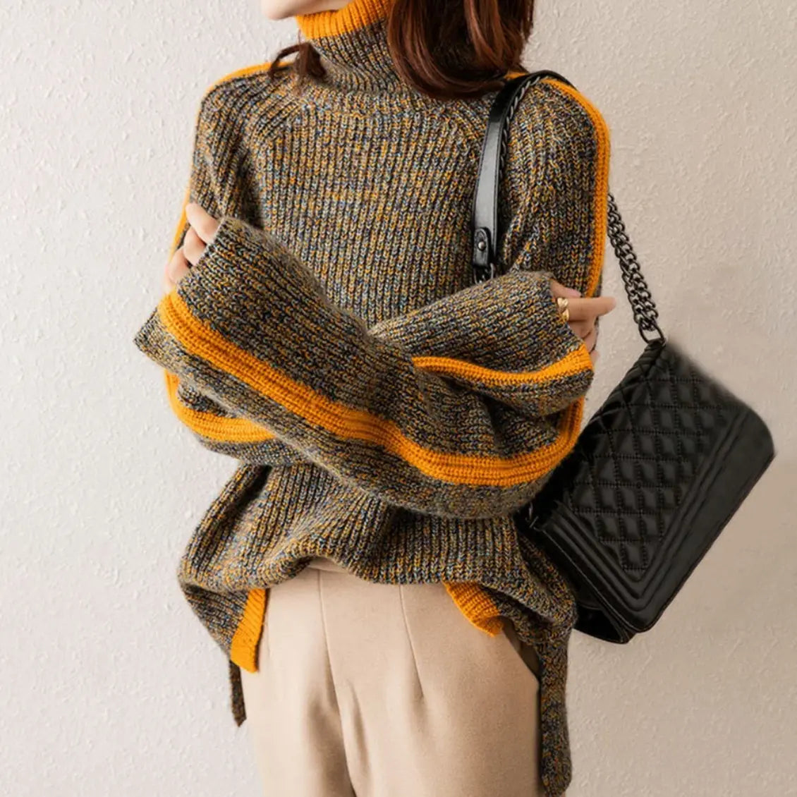Luxury Crew Neck Wool Sweater