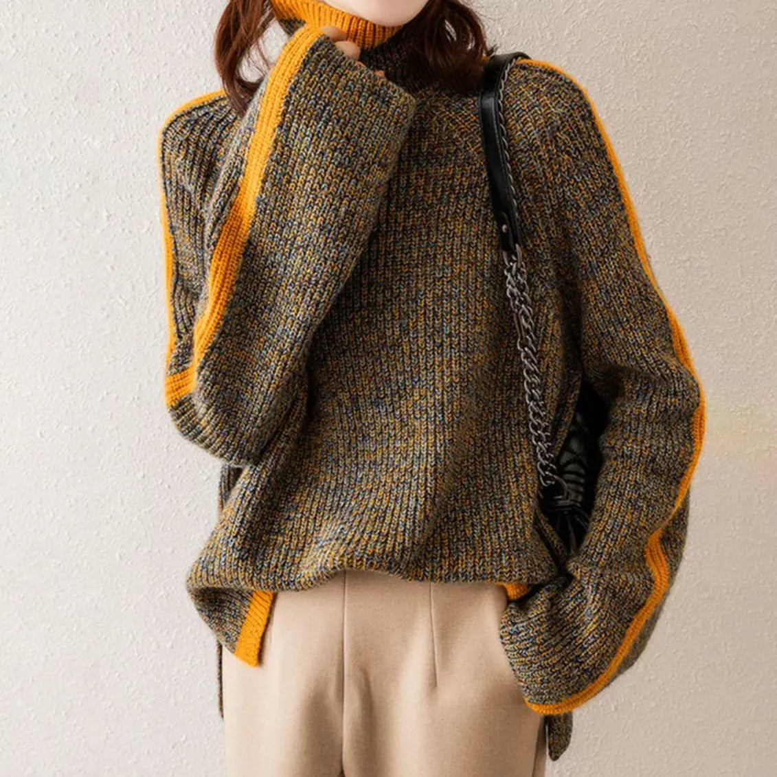 Luxury Crew Neck Wool Sweater