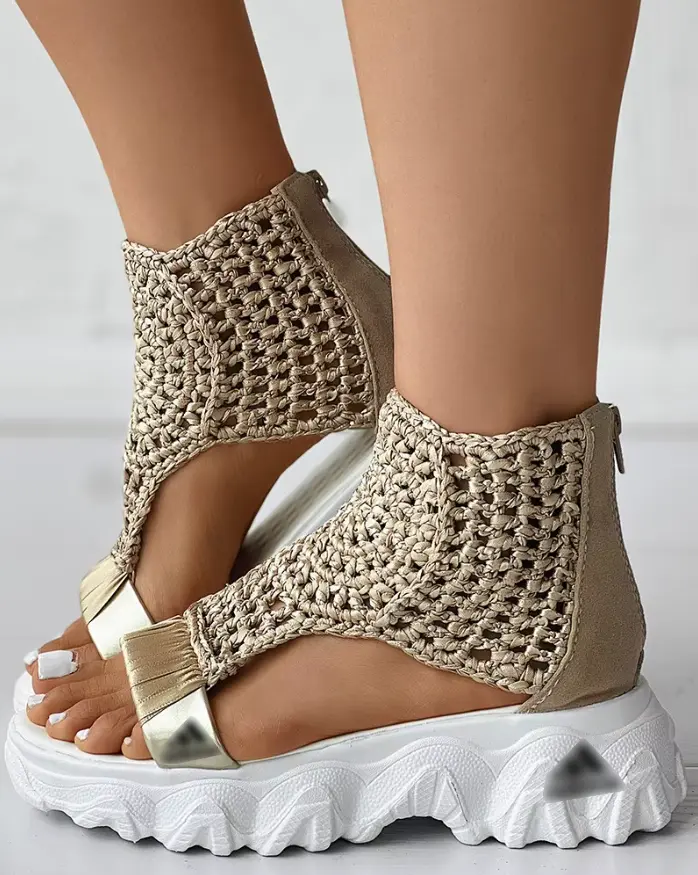 Comfortable Heel Summer Sandals - OutfitLondon