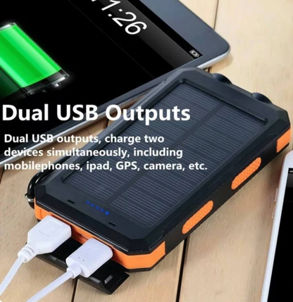 Portable Waterproof Power Bank 500000mAh Dual USB Charger