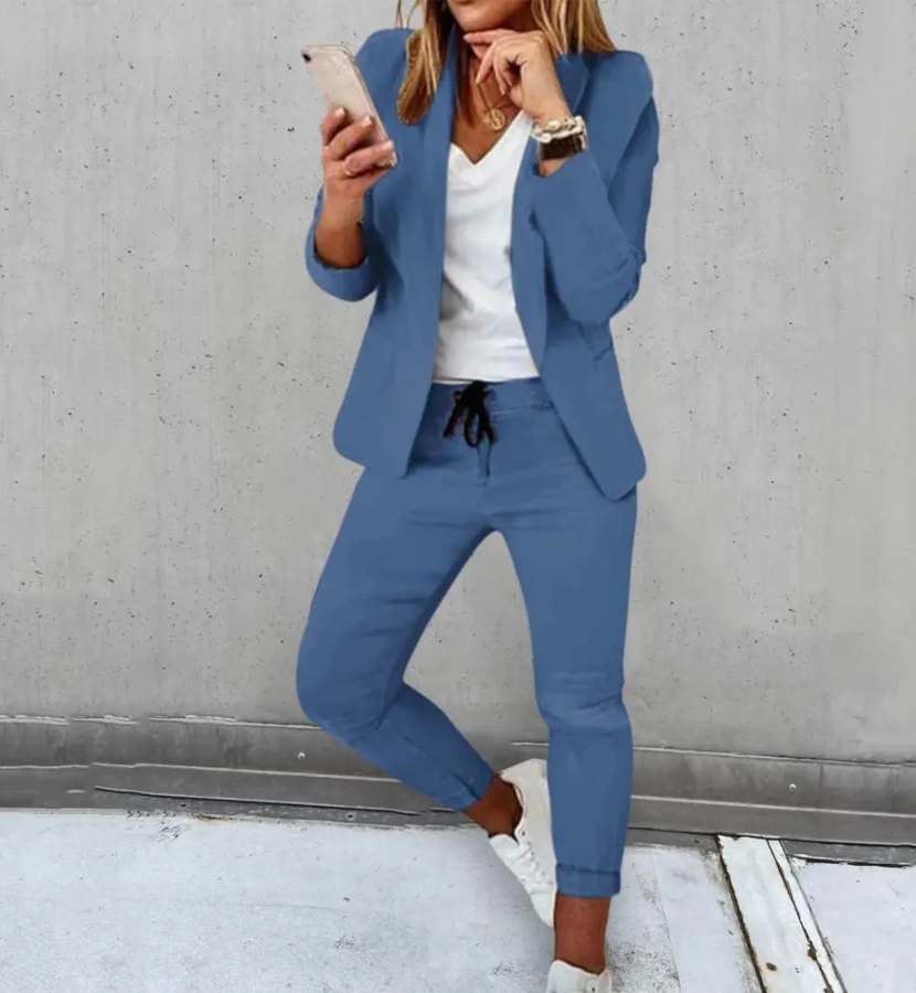 Timeless Women's Business Suit Pants Set - OutfitLondon