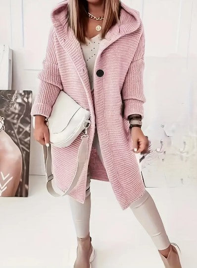 Soft Oversized Ladies Hoodie Cardigan