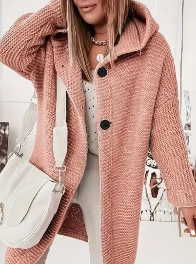 Soft Oversized Ladies Hoodie Cardigan