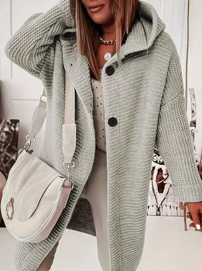 Soft Oversized Ladies Hoodie Cardigan