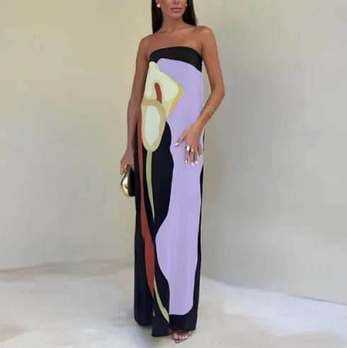 Elegant Long Sleeve Women's Summer Dress