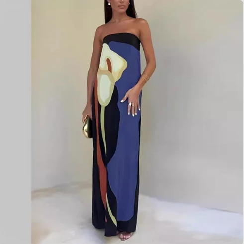 Elegant Long Sleeve Women's Summer Dress