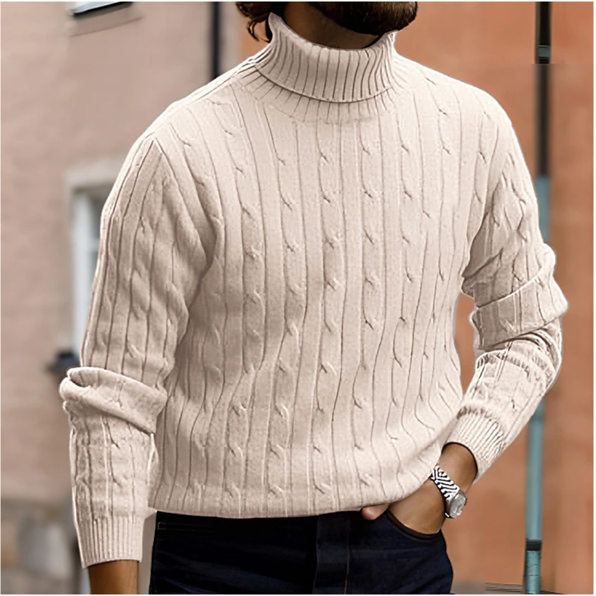 Classic Men's Crew Neck Jumper - OutfitLondon
