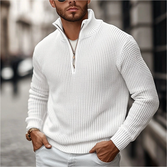 Classic Mens Zip Up Fleece Jacket - OutfitLondon