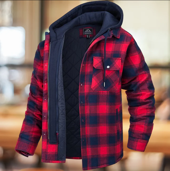 Waterproof Men's Hooded Parka Jacket