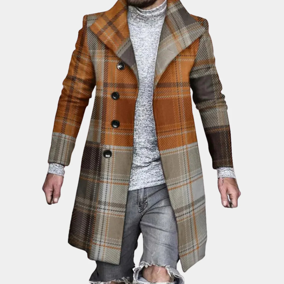 Classic Fit Men's Trench Coat