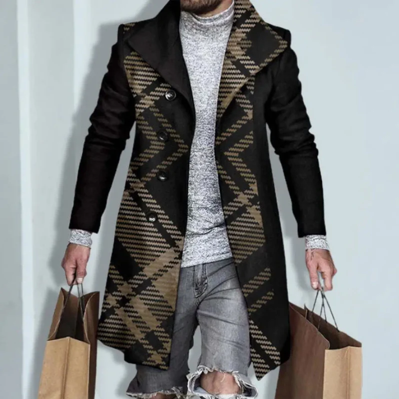 Classic Fit Men's Tailored Overcoat