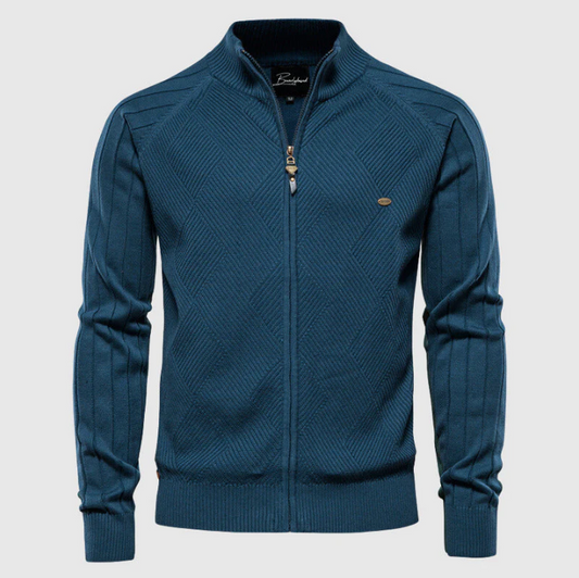 Stylish Men's Full Zip Jacket - OutfitLondon