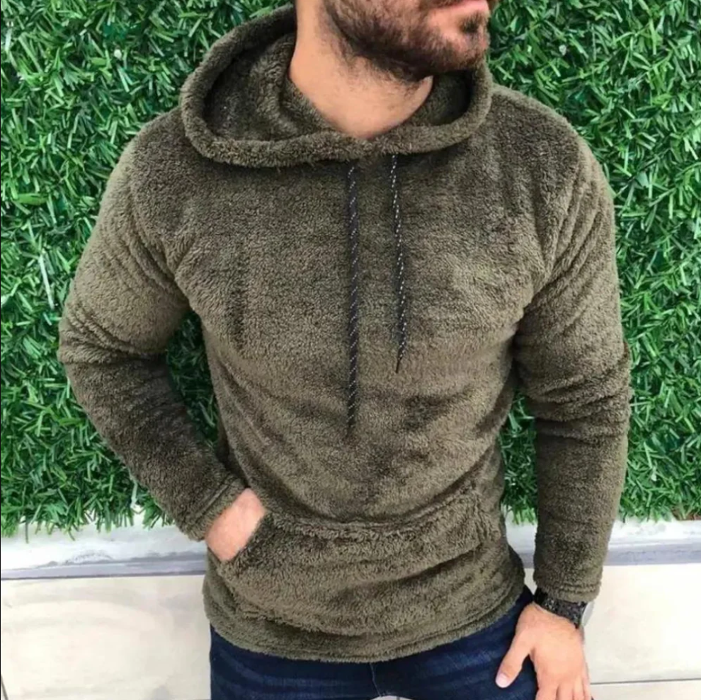 Cozy Men's Jason Hooded Sweatshirt - OutfitLondon