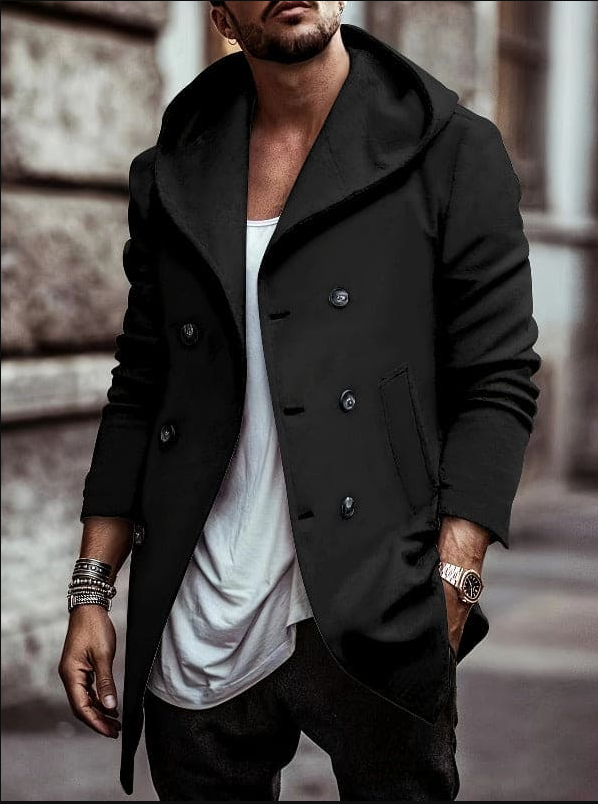 Waterproof Parka Jacket with Hood and Sleeves