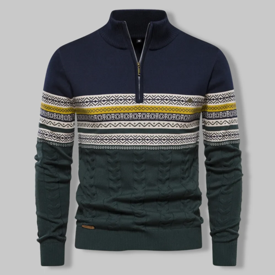 Classic Alpine Inspired Ski Jersey