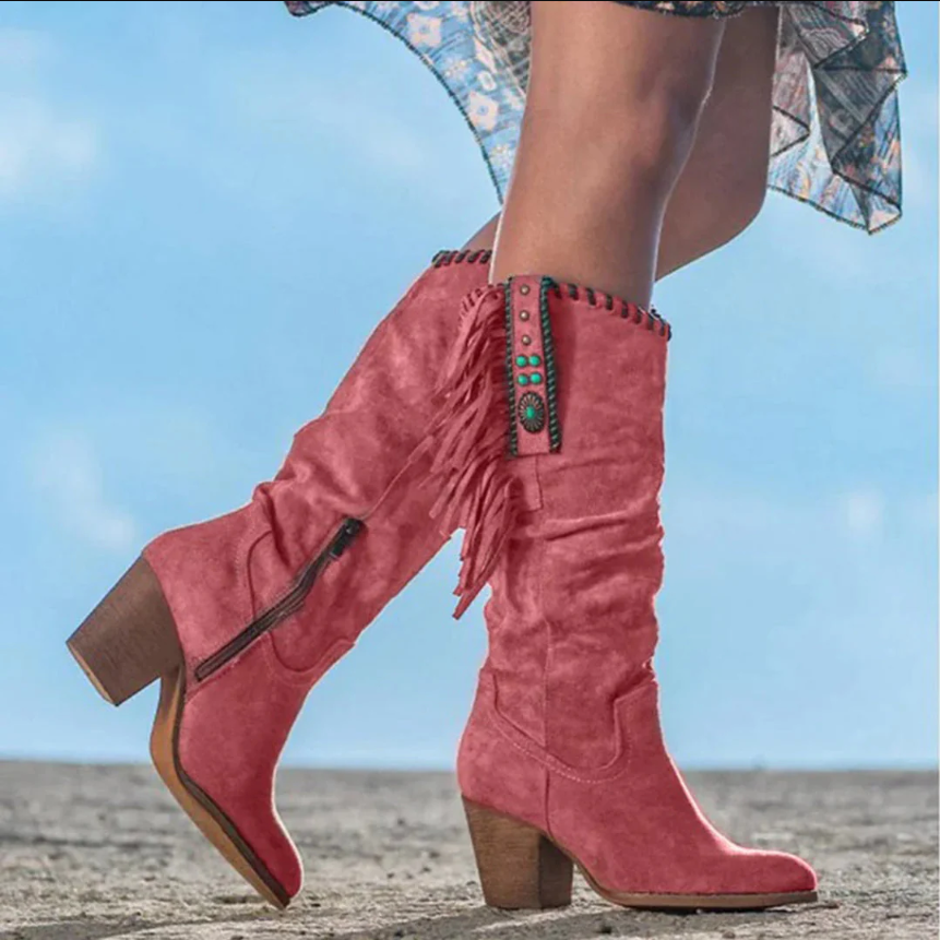Klassieke bruine laarzen - OutfitLondon