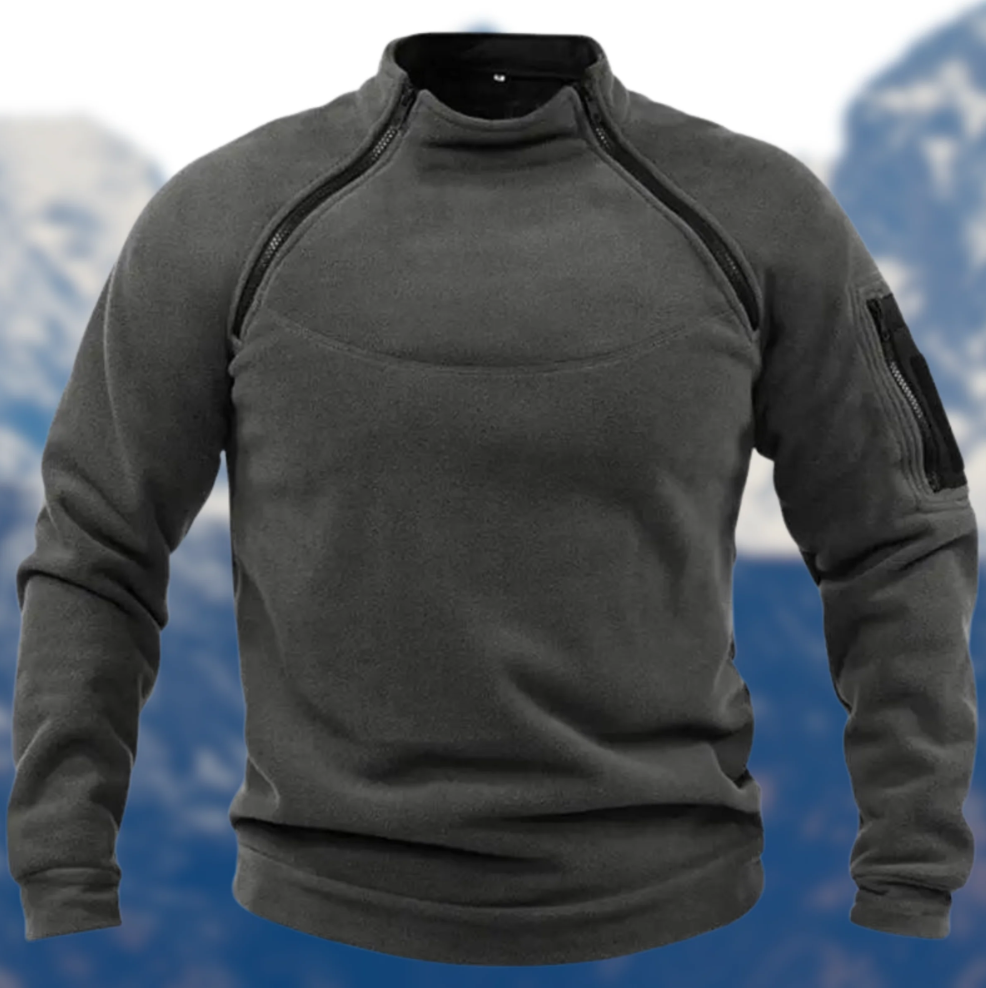 Warm Zip Up Fleece Jacket for Men