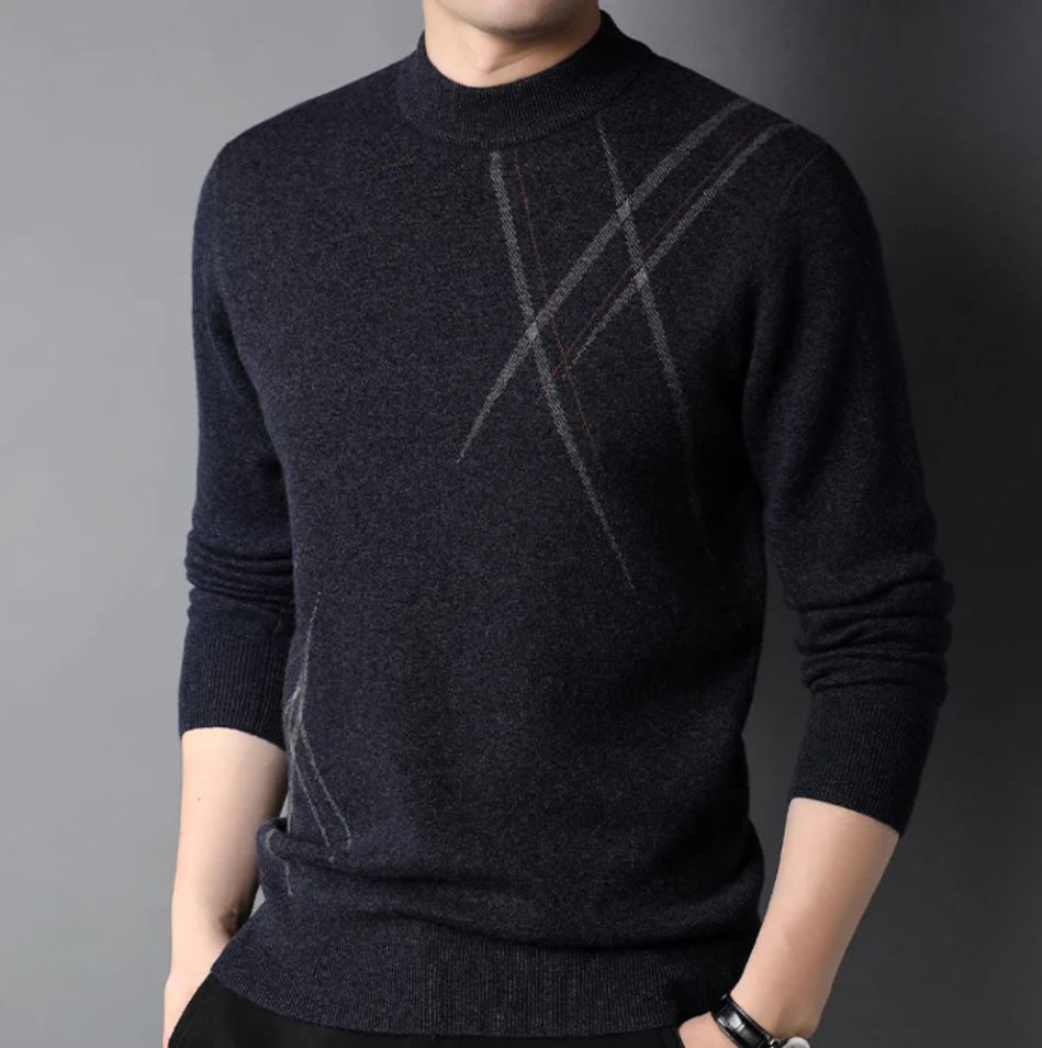 Men's Classic Crew Neck Fashion Sweater - OutfitLondon