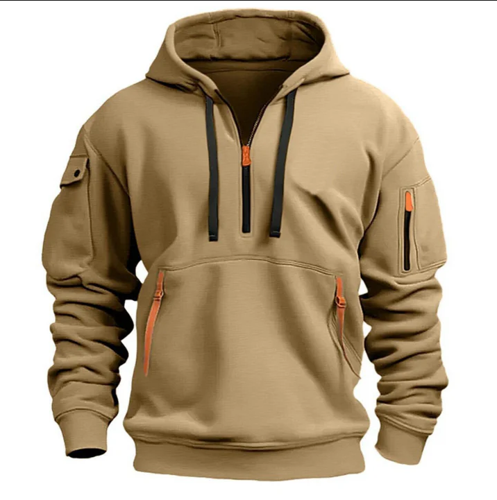 Relaxed Fit Men's Soft Hoodie