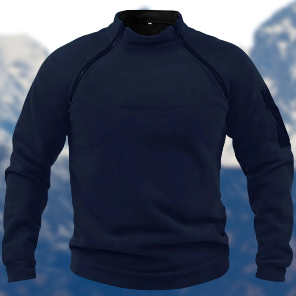 Warm Zip Up Fleece Jacket for Men
