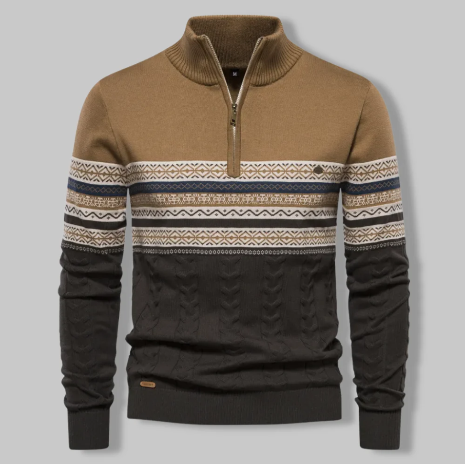Classic Alpine Inspired Ski Jersey