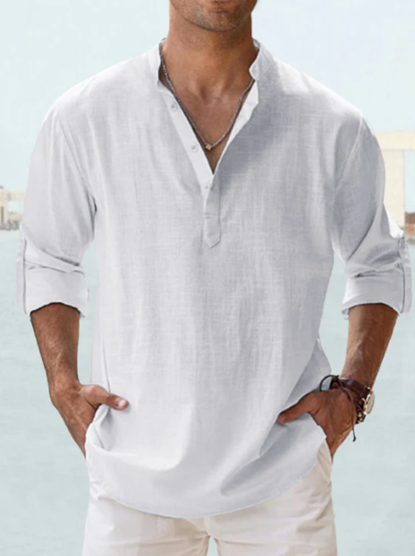 Casual Loose Fit Summer Shirt - OutfitLondon