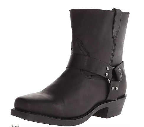 Rugged Brown Leather Cowboy Boots - OutfitLondon