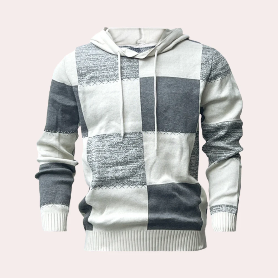 Men's Trendy Colorblock Hooded Sweatshirt