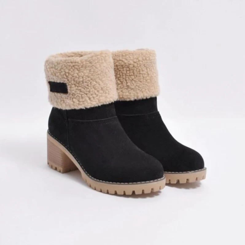 Cozy Leather Ankle Boots by Tino
