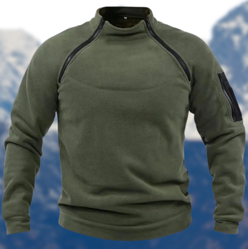Warm Zip Up Fleece Jacket for Men - OutfitLondon