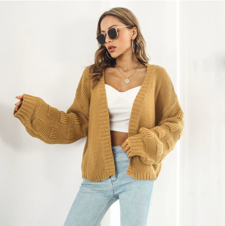 Cozy Long Sleeve Women's Knit Sweater