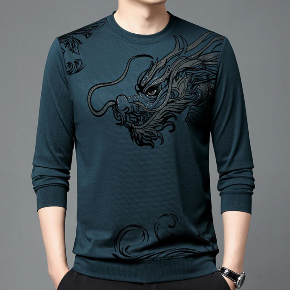 Classic Crew Neck Fleece Sweatshirt - OutfitLondon
