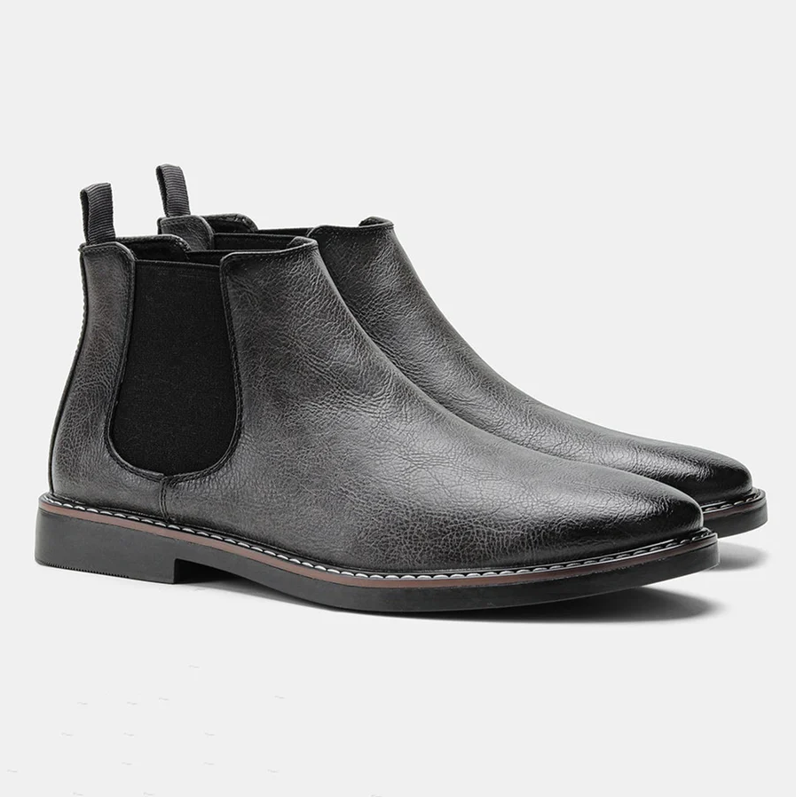 Men's Smart Leather Ankle Boots