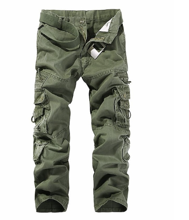 Relaxed Fit Mens Work Pants with Extra Pockets