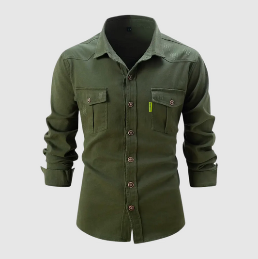 Trendy Mens Slim Fit Dress Shirt - OutfitLondon