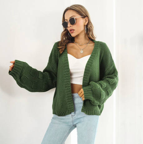 Cozy Long Sleeve Women's Knit Sweater