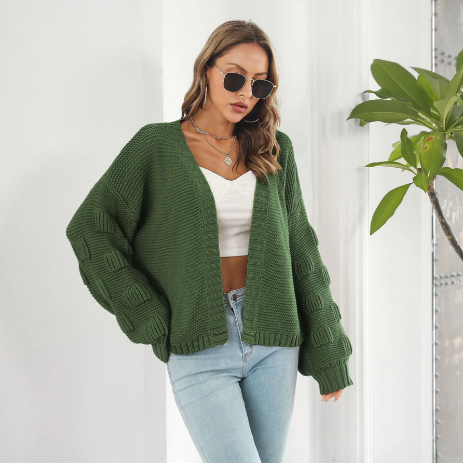 Cozy Long Sleeve Women's Knit Sweater
