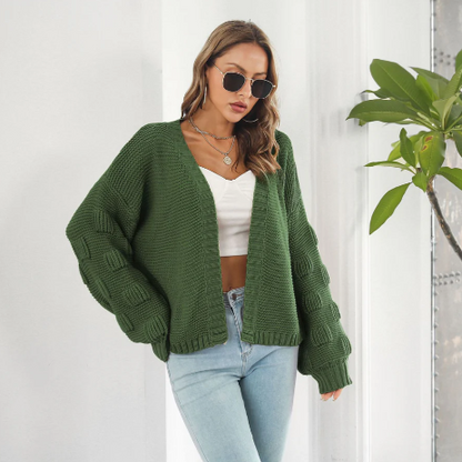 Cozy Long Sleeve Women's Knit Sweater