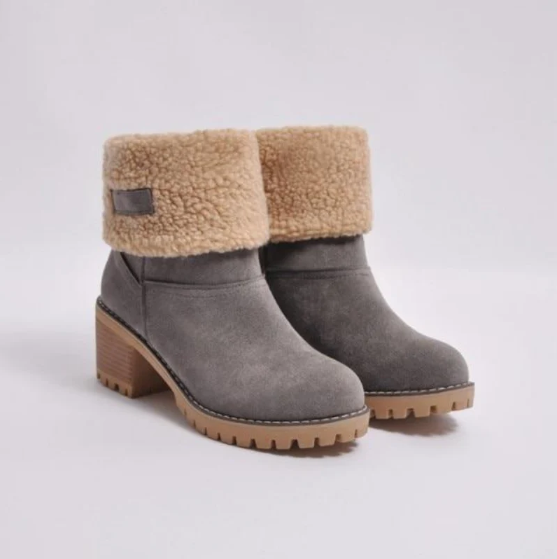 Cozy Leather Ankle Boots by Tino