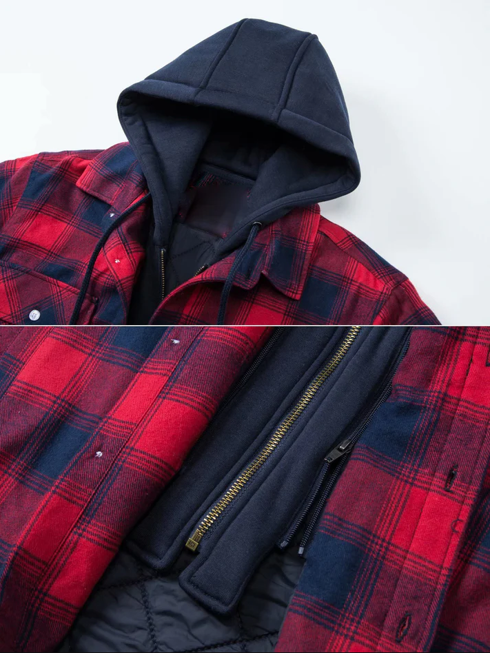 Insulated Fleece Outdoor Jacket Shirt